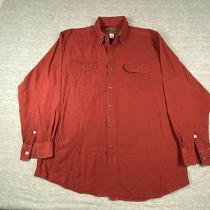 Magellan Men's Fish Gear Long Sleeve Shirt Relaxed Fit,‎ Moisture Wicking, Large